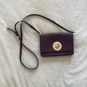 Dark purple Kate Spade crossbody